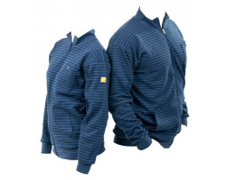ESD Sweatshirt with zip and long sleeve