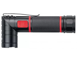 Flashlight with LED, laser and UV light
