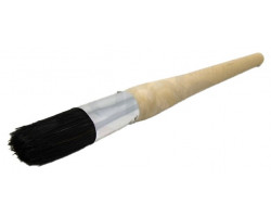 Hog bristle and plastic handle