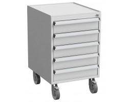 ESD 45/56-1 drawer unit on castors, 5 drawers