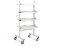 Treston industrial multi trolley with shelves