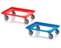 Compact transport trolleys 4 steering castors