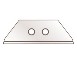Trapezoid blade rounded tips