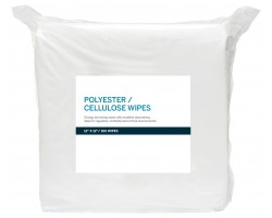 Wipes 45% polyester and  55% cellulose