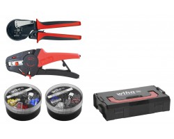 Stripping and crimping tool set 5-pcs. 