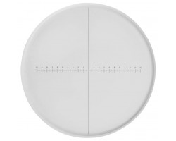 Reticle, precision measuring scale