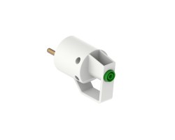 Male socket adapter E Type 2 pole / Ø4mm earth safety socket