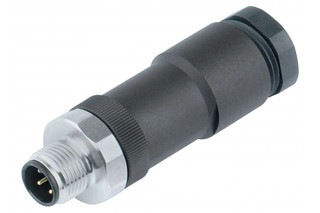 BINDER - M12-A, connecteur duo, pince à visser, inoxydable