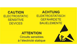  - Susceptibility Label, 3-Language