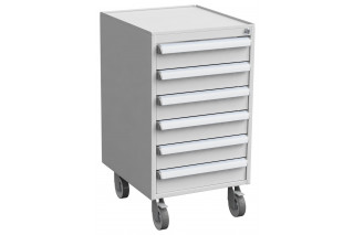  - ESD 45/66-1 drawer unit on castors, 6 drawers   