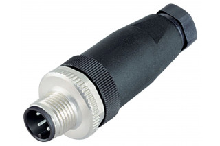 BINDER - M12 Mannelijke kabelconnector