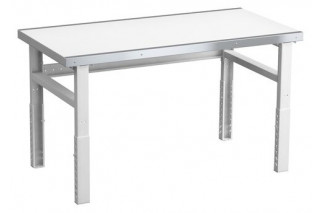  - Workshop bench vinyl top with steel edges adjustable