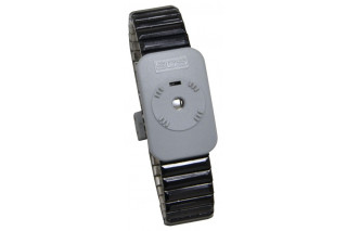  - Bracelet métallique à double conducteur ,  fiche 3,4 mm