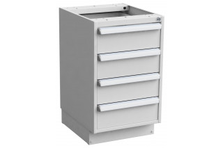  - ESD 45/66-4 drawer unit with 4 drawers,  plinth