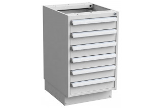  - ESD 45/66-1 drawer unit with 6 drawers,  plinth