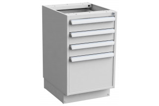  - ESD 45/66-12 drawer unit with 4 drawers, plinth