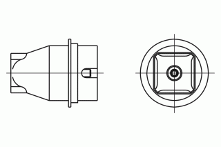 WELLER - Nozzle 4 heated sides NQ10