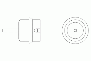 WELLER - Hot air round nozzle NR04