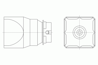 WELLER - Nozzle 4 heated sides NQ45