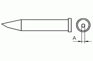 WELLER - Soldering tip XT 60°