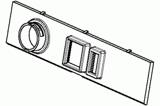 WELLER - FRONT PLATE CONNECTOR FOR WX 1