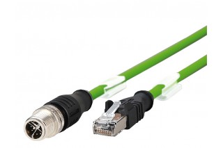 METZ CONNECT - Connection cable M12 X-coded / RJ45