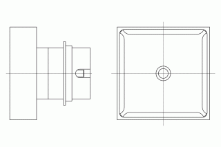 WELLER - Nozzle 4 heated sides NQ50