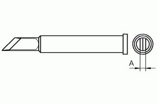 WELLER - Soldering tip XT knife