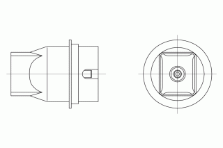 WELLER - Nozzle 4 heated sides NQ20