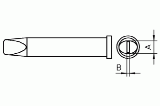 WELLER - Soldeerstift XT beitelvorm