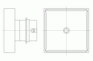 WELLER - Nozzle 4 heated sides NQ55