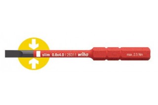WIHA - SoftFinish® electric slimBit, sleufkop.
