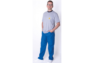  - ESD T-shirt TS16 blauw met zak unisex
