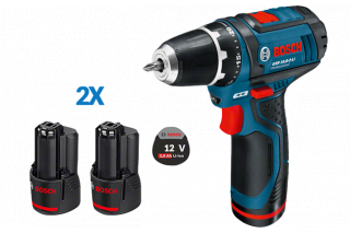 BOSCH - Perceuse-visseuse sans fil GSR 12 LI (2,0 Ah)