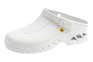 ABEBA - AUTO-KLAVIERBAR  ESD clogs white