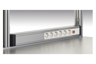  - Power channel 6 sockets + 1 switch