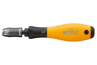 WIHA - Screwdriver with bit holder SoftFinish ESD, lockable mec.