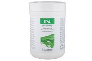 ELECTROLUBE - Pre-saturated wipes IPA