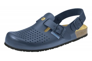 ABEBA - NATURE  ESD clogs blue