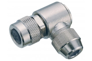 BINDER - M9 IP67, vrouwelijke haakse connector, afschermbaar