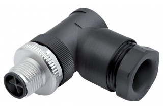BINDER - M12-S, connecteur coudé, alimentation