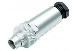 BINDER - M9 IP67, mannelijke kabelconnector, afschermbaar