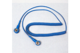  - Coiled cord with female studs