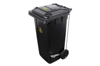  - Poubelle ESD sur roulettes 120L