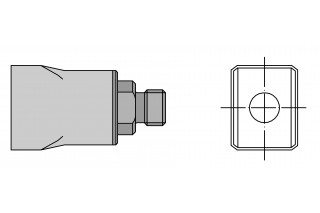 WELLER - Nozzle 2 heated sides for HAP 1 / HAP 200