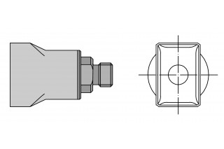 WELLER - Nozzle 4 heated sides for HAP 1 / HAP 200