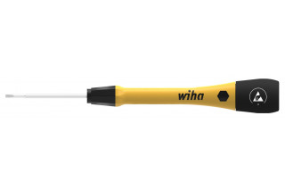 WIHA - Fine screwdriver Slotted PicoFinish® ESD 