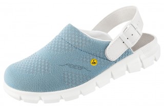 ABEBA - ESD clogs Dynamic light blue