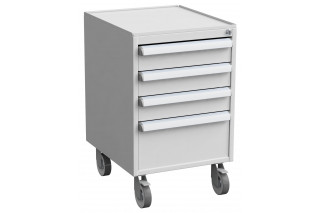  - Drawer unit 45/56-3, castors 4 drawers