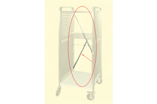 ITECO - Reinforcement brace for tray trolley